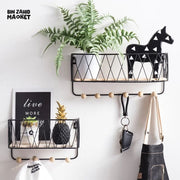 CRISS-CROSS WALL UTILITY SHELF