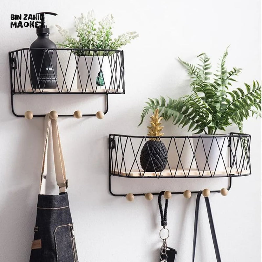 CRISS-CROSS WALL UTILITY SHELF