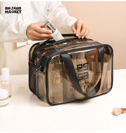 DUAL LAYER WATERPROOF COSMETIC BAG