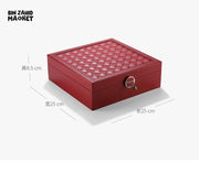 HIGH-END LEATHER JEWELRY ORGANIZER