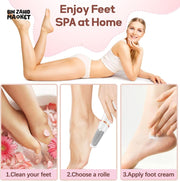 RECHARGEABLE ELECTRIC CALLUS REMOVER – CORDLESS ELECTRONIC FOOT FILE FOR WOMEN & MEN