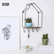 WALL MOUNTED HOME SHAPED SHELF